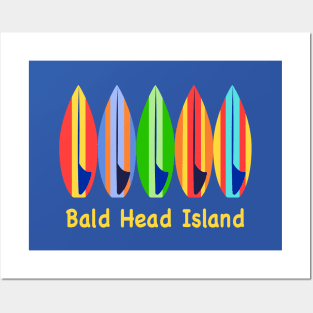 Bald Head Island Surfboards Posters and Art